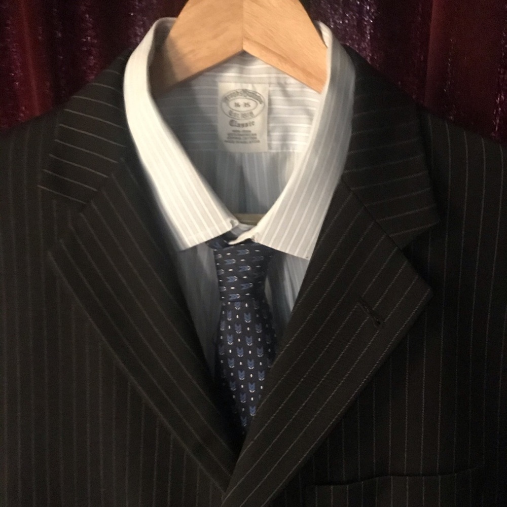 Burberry London Blk Bond Street 3 Btn Blazer